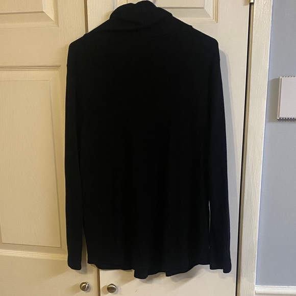 Chico's Black Cowl Neck Top - Picture 5 of 7